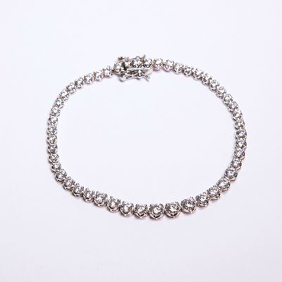 Bracciale Tennis in Argento e Zirconi