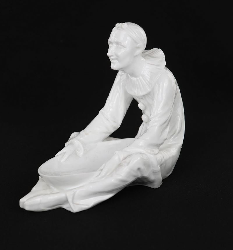 Grande Saliera da Tavola in Porcellana Bianca, Meissen