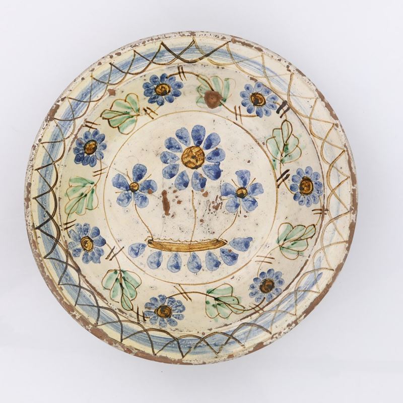 Antico Fangotto in Ceramica di Caltagirone