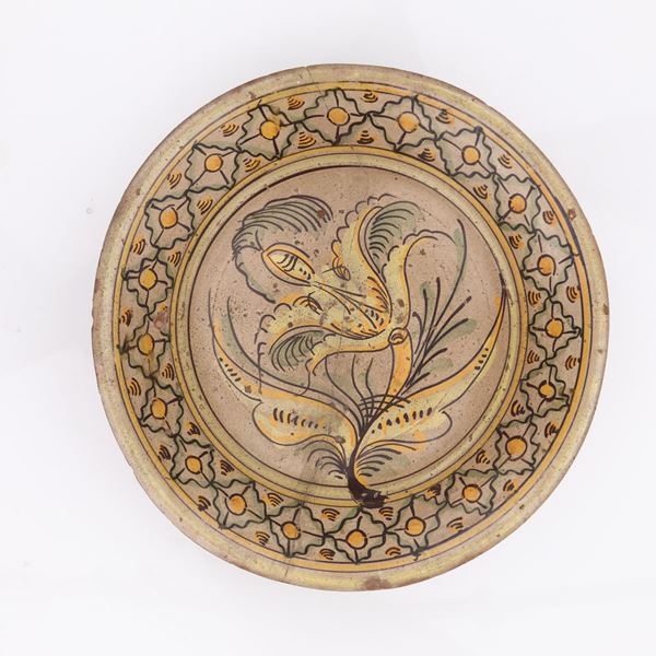 Grande lemmo in ceramica di Caltagirone