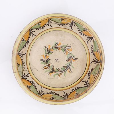 Grande Ciotola in Ceramica di Caltagirone