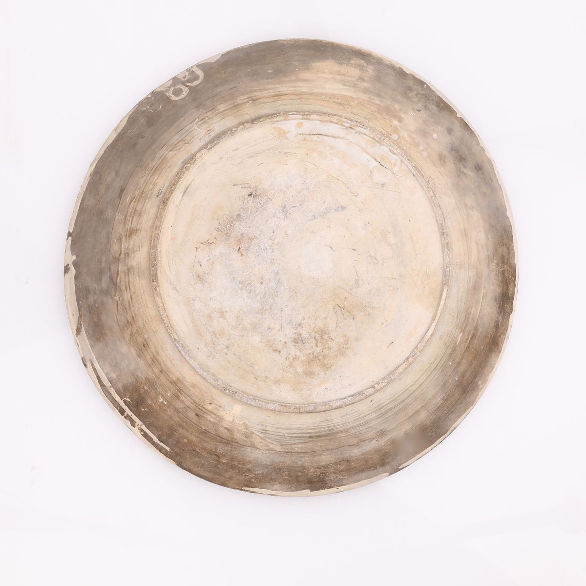 Antica e Grande Ciotola in Ceramica di Caltagirone