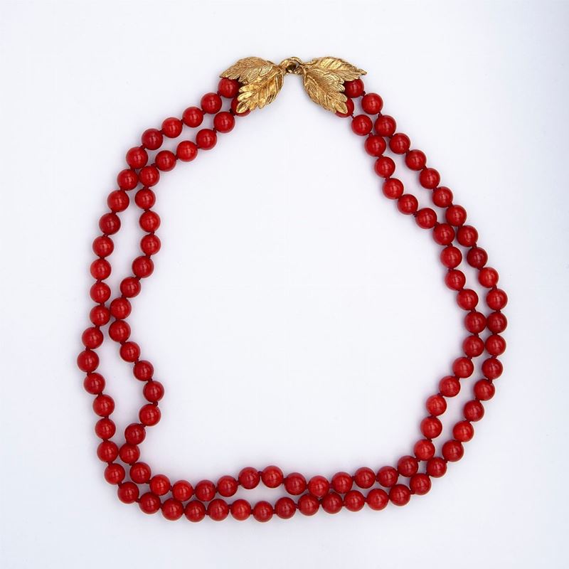 Collana in Corallo Moro di Sardegna
