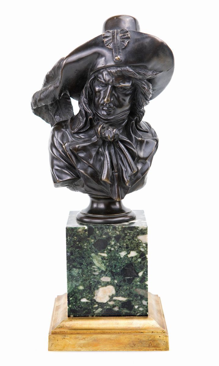 Busto di Napoleone Bonaparte in Bronzo Brunito, Francia, XIX Secolo