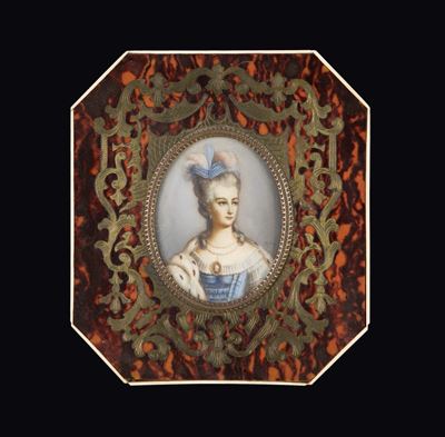Gentildonna con Aigrette, Perle e Cameo
