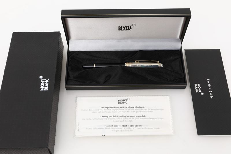Montblanc Meisterstuck Solitaire Doué, Penna Stilografica Nera