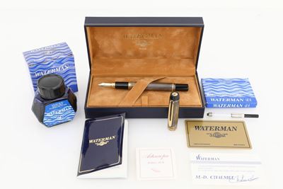 Waterman Ideal, Penna Stilografica in Argento Massiccio