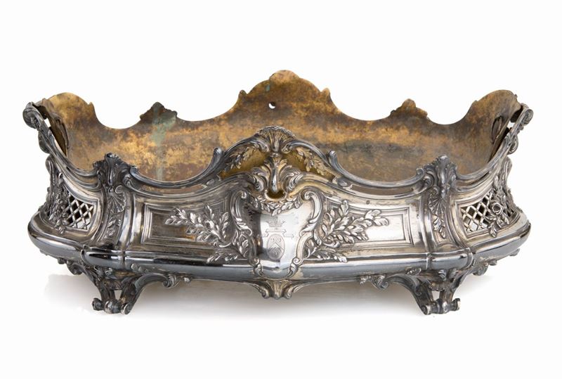 Centrotavola "jardinière" in Argento