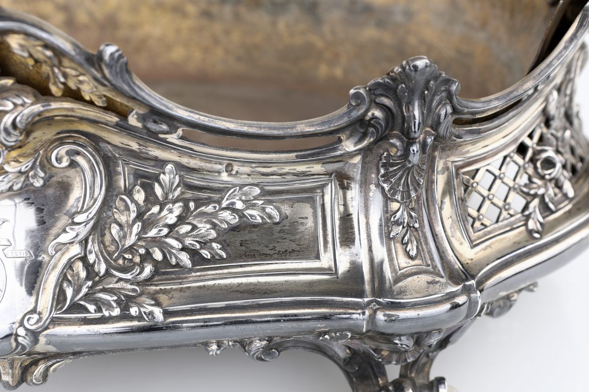 Centrotavola "jardinière" in Argento