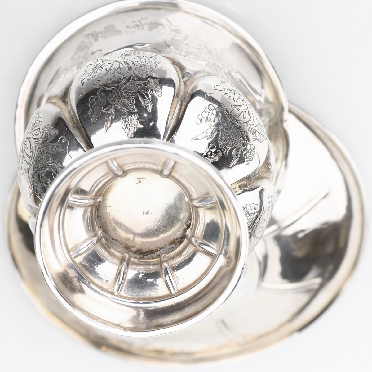 Coppetta in Argento con Piatto