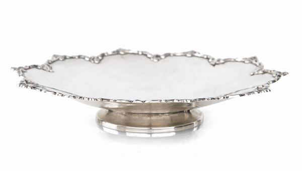 Alzatina in argento 800