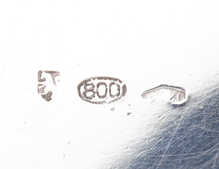 Alzatina in Argento 800