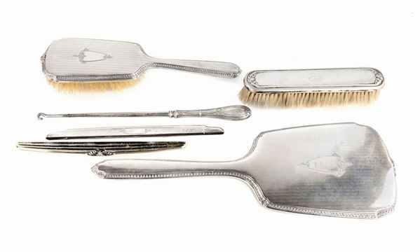 Set da toletta in argento sterling, Gorham