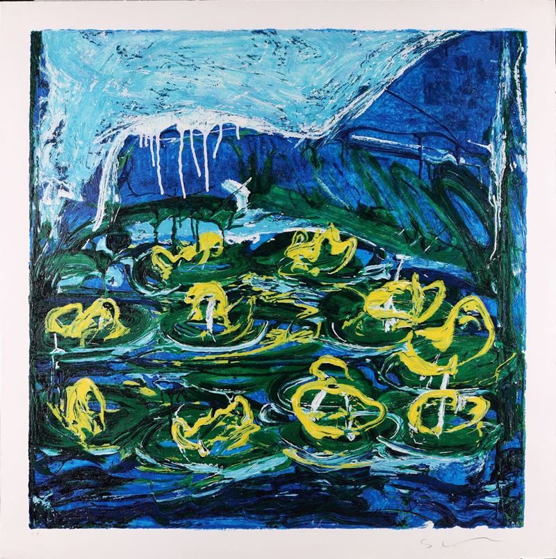 Mario Schifano - Acquatico