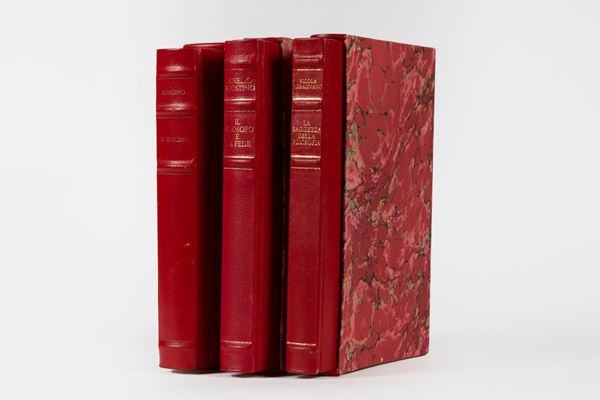 Tre edizioni numerate 'ad personam' fuori commercio  - Asta Asta a Tempo - Libri Antichi  e da Collezione - Casa d'Aste Arcadia
