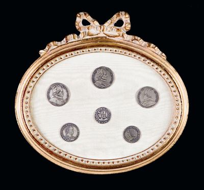 Sei Riproduzioni di Monete Antiche in Argento 925
