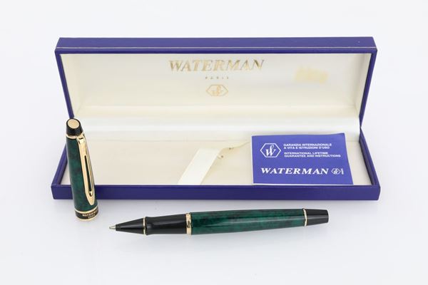 Waterman, penna a sfera in vernice verde