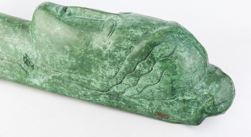 André Masson - Scultura in Bronzo CM 8,5x9x41 CM, Firmato Modigliani h.C.