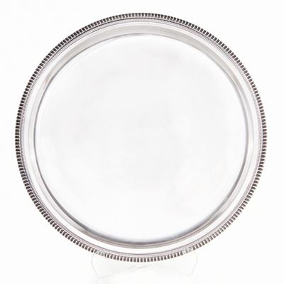 Piatto Circolare in Argento 800