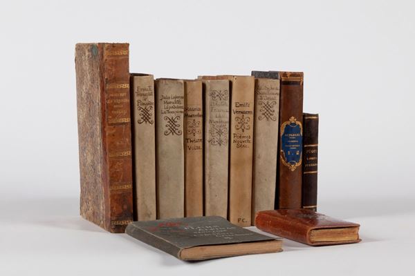 Lotto di undici libri del XIX e inizi XX secolo