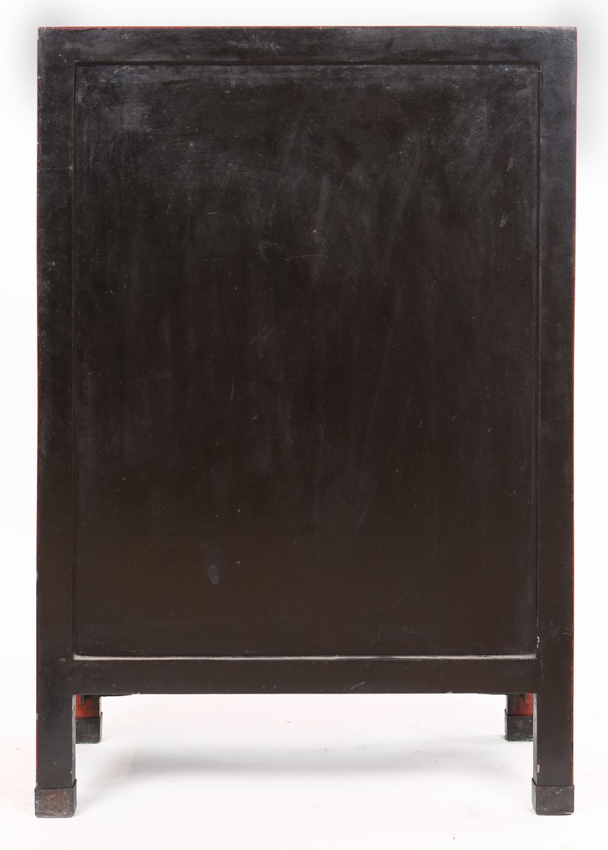 Mobile in Legno Laccato Rosso, Cina