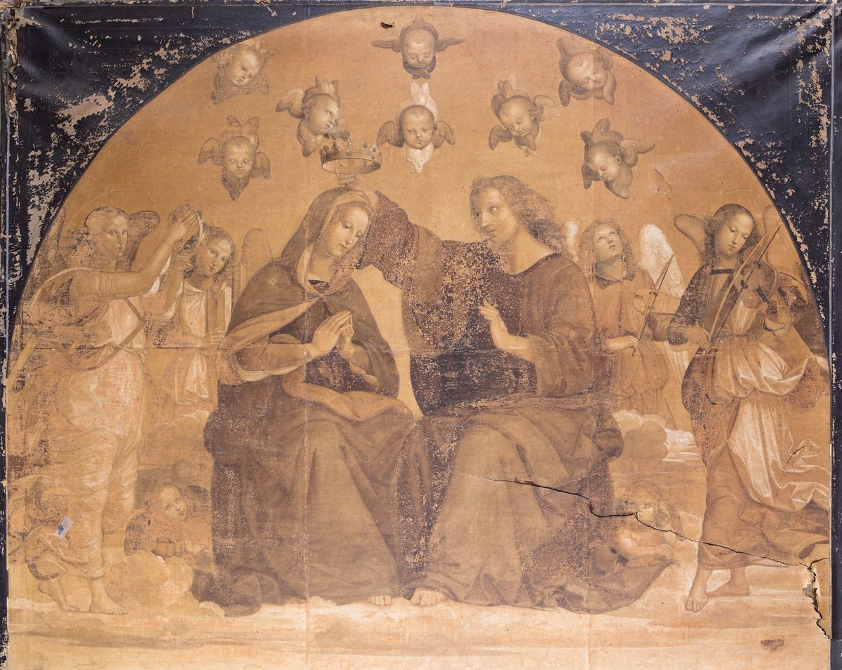Pittore del XVIII Secolo - Grande Riproduzione della Pala degli Oddi