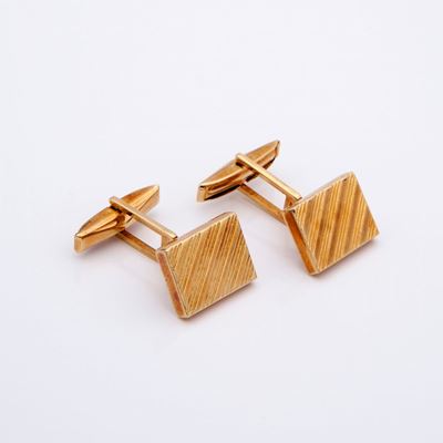Gemelli Quadrati in Oro Giallo