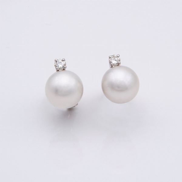 Orecchini con perle australiane  - Asta Asta a Tempo - Smart Jewels - Casa d'Aste Arcadia