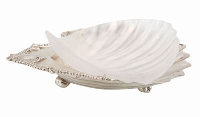 Portasapone in Argento 925 a Forma di Conchiglia, Londra 1796