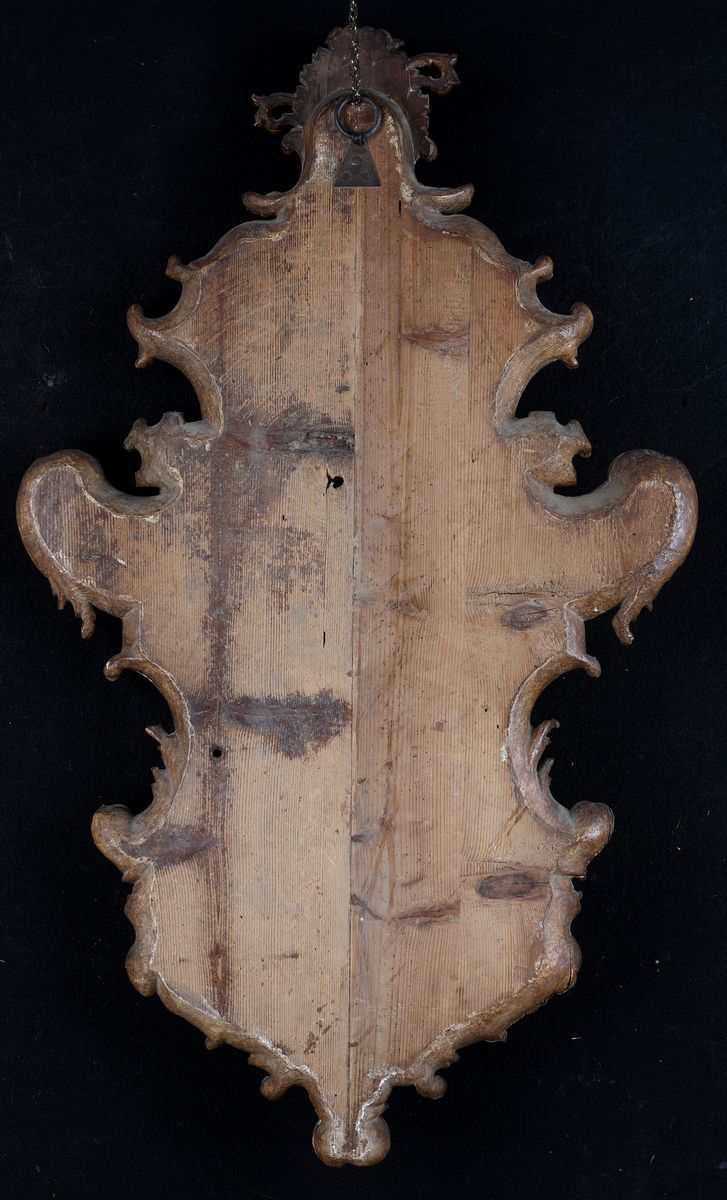 Coppia di Specchiere in Legno Dorato, XVIII Secolo