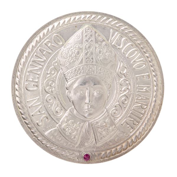 Medaglia commemorativa in argento 925, medaglista Daniela Fusco, es. 111/499