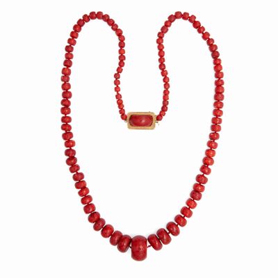 Collana in Corallo Aka con Certificato