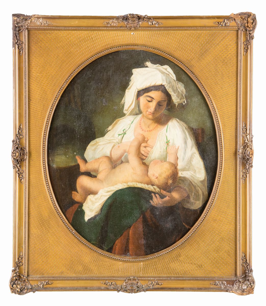 Scuola Romana del XIX Secolo - Maternità