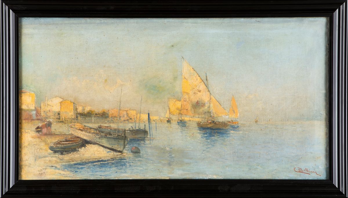 Pittore del XIX Secolo - Laguna Veneta