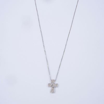 Croce con Brillante e Catena