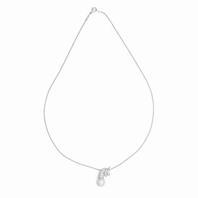 Collana in Oro Brillanti e Perla