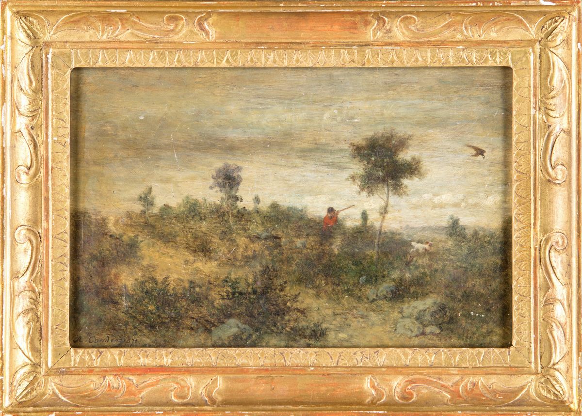 Alexandre Jean Couder - Caccia al Fagiano