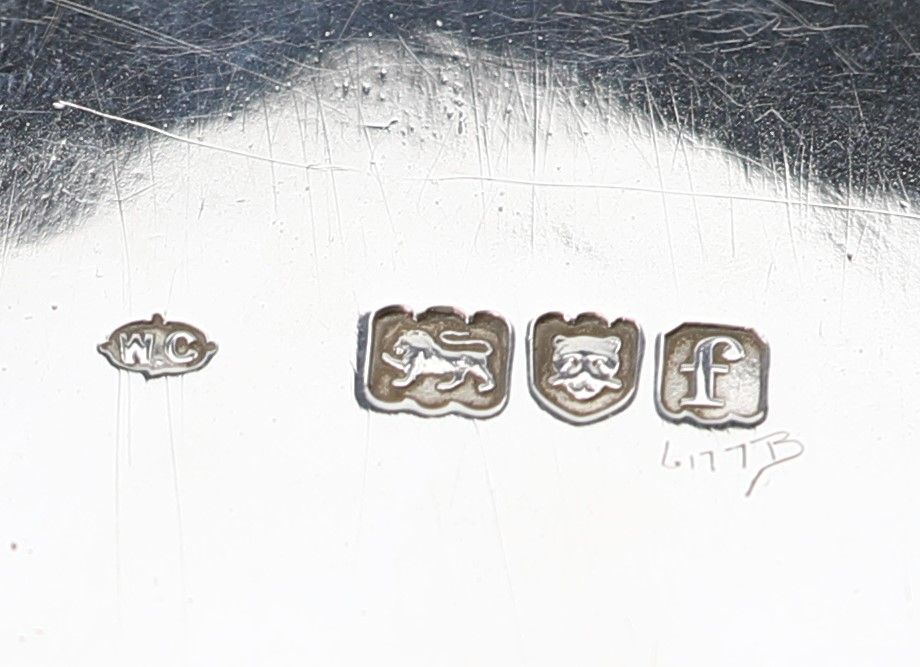 Coppia di Cestini in Argento 925, Londra 1901, Argentieri Comyns e Sons