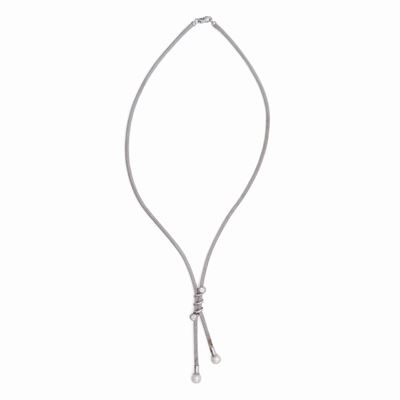 Collana in Oro Brillanti e Perle