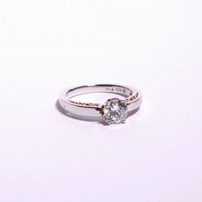 Anello in Argento e Zircone