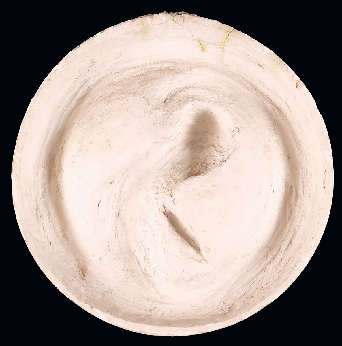 Tondo in Gesso Smaltato, XX Secolo