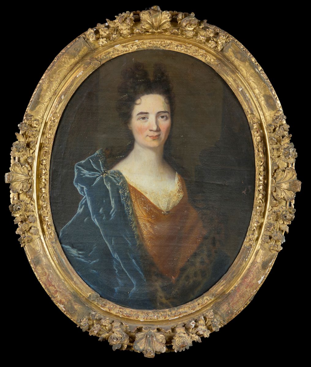 Scuola Francese del XVIII Secolo - A) Ritratto di Dama B) Ritratto di Gentiluomo