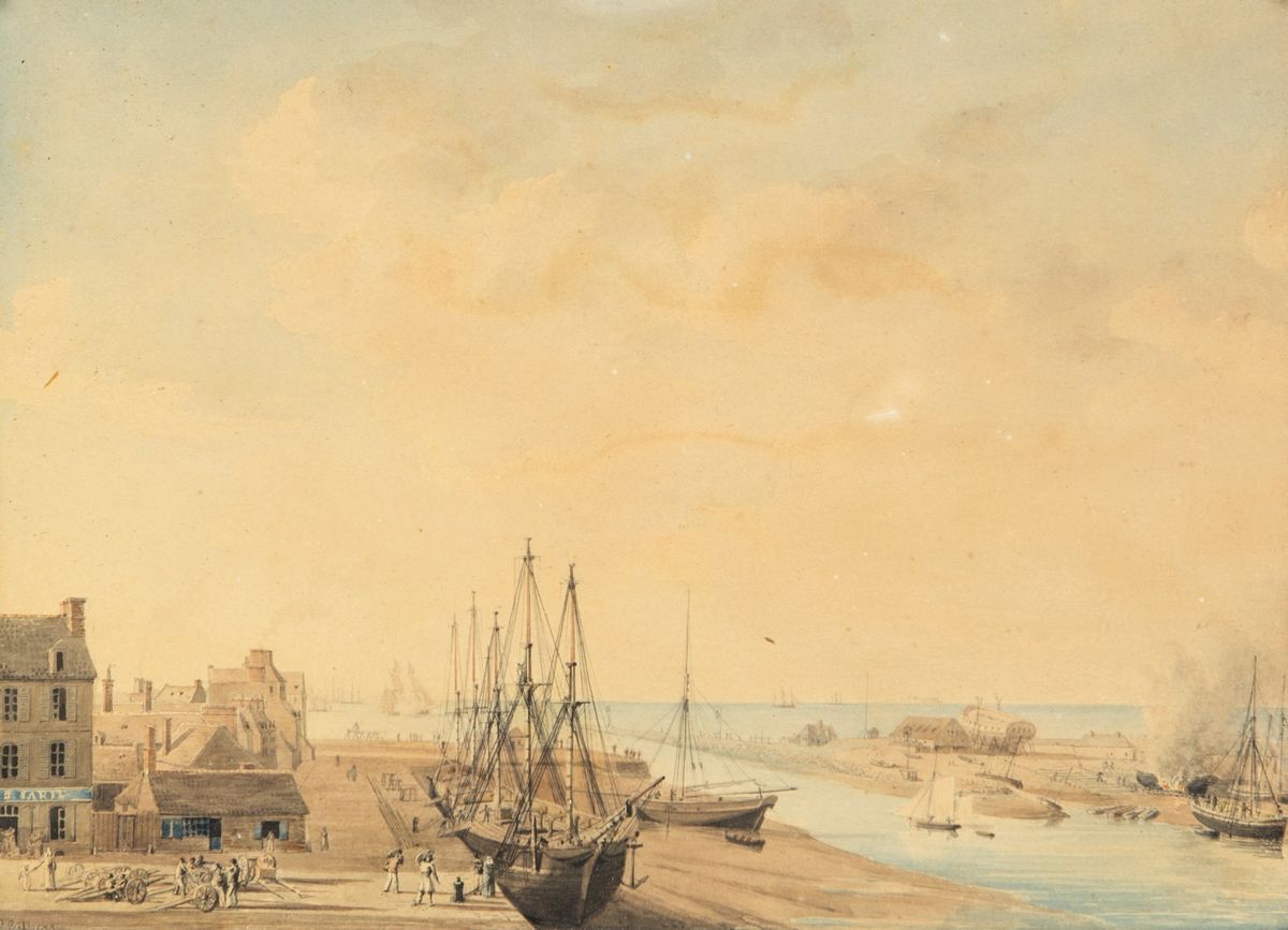 Pierre-julien Gilbert - Vedute del Porto di le Havre