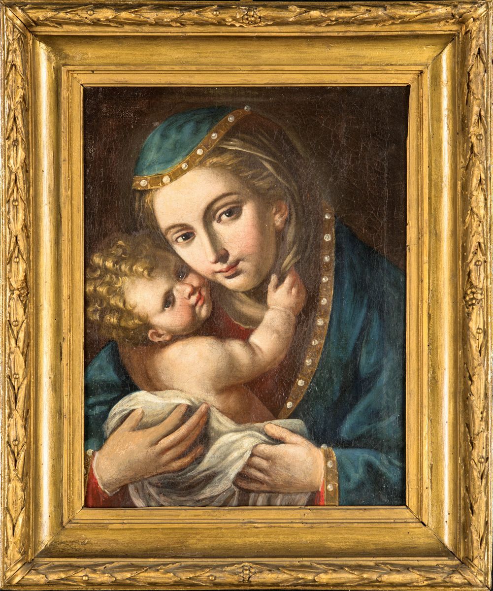 Scuola Emiliana del XVII Secolo - Madonna Col Bambino