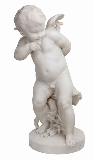 Scultura in Marmo Bianco