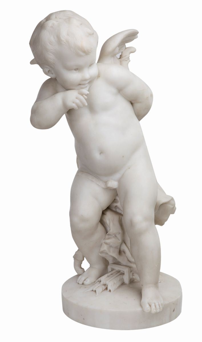 Scultura in Marmo Bianco