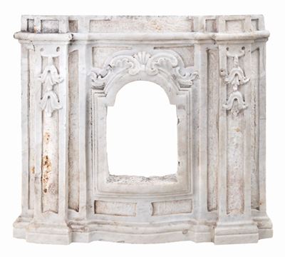 Edicola in Marmo Bianco, XIX Secolo