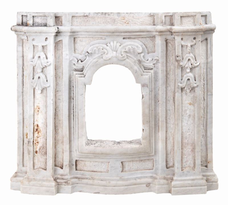 Edicola in Marmo Bianco, XIX Secolo