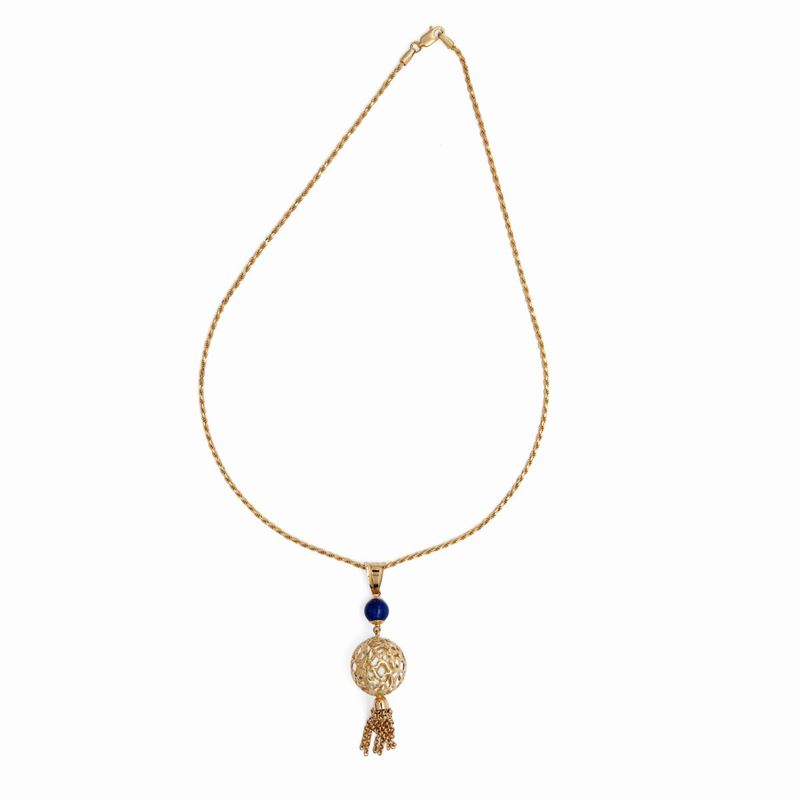 Collana in Oro e Lapislazzulo