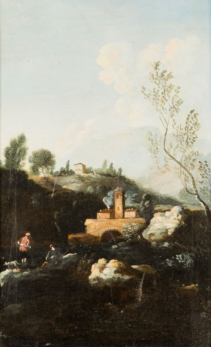 Alessio De Marchis - Vedute di Campagna con Architetture